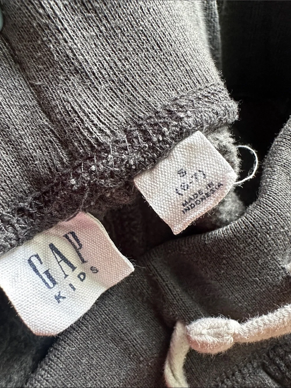 GAP Kids Charcoal Sweat Joggers with Drawstring